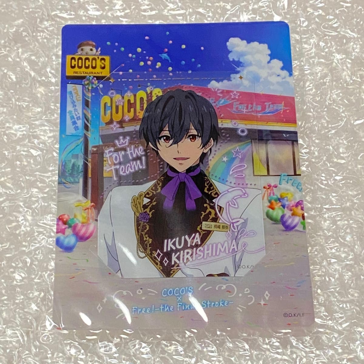 Free! ココス COCO’S クリアカード 桐嶋郁弥 Amazon.co.jp: Free ココス オリジナル 描き下ろし クリアカード 桐嶋